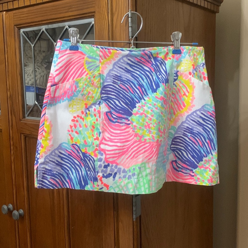 Lilly Pulitzer skorts, skirts with built in shorts, pockets and side zipper 00
